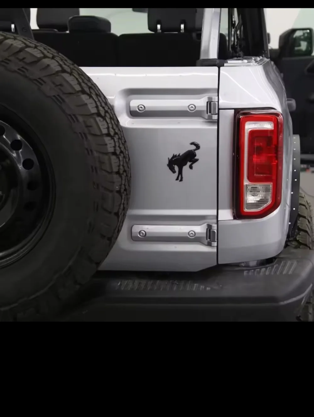 3D Metal Bronco Bucking Horse Badge Emblem  Adhesive Back Choose Color